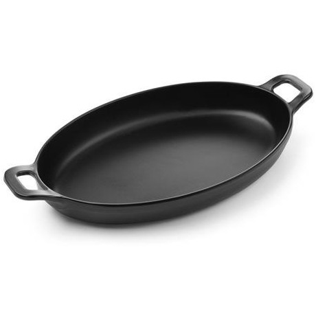 Mini oválná pánev Little Chef, Fine Dine, Černá, 263x140x(H)37mm