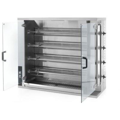 Plynový rožeň pro 16-20 kuřat, HENDI, 1150x472x(H)981mm