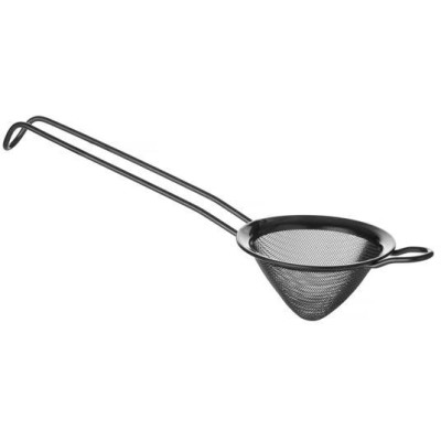Kónické sítko barové, BarUp, Černá, ⌀75x220mm