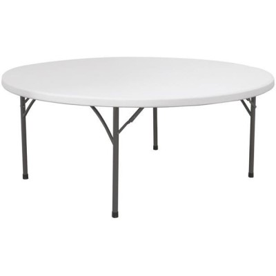 Bufetový stůl kulatý skládací, HENDI, max. náplň: 250 kg, ⌀1800x(H)740mm