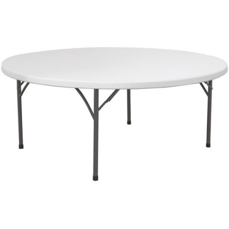 Bufetový stůl kulatý skládací, HENDI, max. náplň: 250 kg, ⌀1800x(H)740mm