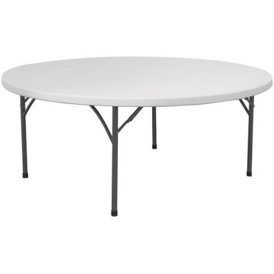 Bufetový stůl kulatý skládací, HENDI, max. náplň: 250 kg, ⌀1800x(H)740mm