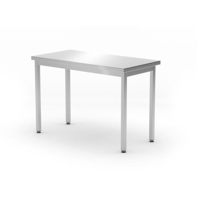 Centrální stůl – přišroubovaný, hloubka 600 mm, HENDI, Budget Line, 1200x600x(H)850mm