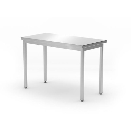 Centrální stůl – přišroubovaný, hloubka 600 mm, HENDI, Budget Line, 1200x600x(H)850mm