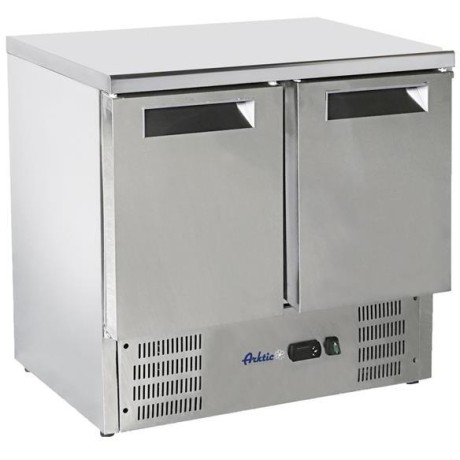 Chlazený stůl s pracovní deskou z nerezové oceli, Arktic, stůl chladící, 247L, 900x700x(H)850mm