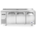 Třídveřový chladicí stůl s postranními jednotkami, Arktic, Kitchen Line, 291L, 230V/270W, 1800x600x(H)886mm