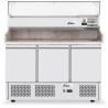 Chladicí pizza pult, 3 dveře, Arktic, 254L, 230V/400W, 700x1400x(H)943mm