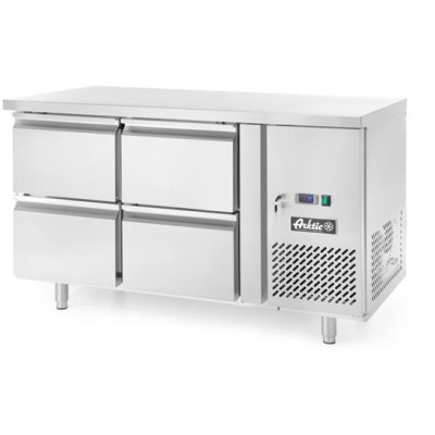Chladicí stůl se 4 zásuvkami a postranními skříňkami, Arktic, Profi Line, 230V/250W, 1360x700x(H)858mm