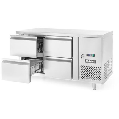 Chladicí stůl se 4 zásuvkami a postranními skříňkami, Arktic, Profi Line, 230V/250W, 1360x700x(H)858mm