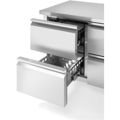 Chladicí stůl se 4 zásuvkami a postranními skříňkami, Arktic, Profi Line, 230V/250W, 1360x700x(H)858mm