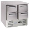 Chladicí stůl s pracovní deskou z nerezové oceli, Arktic, 112L, 230V/143W, 700x900x(H)855mm