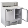 Chladicí stoly s nástavbou a žulovou deskou, Arktic, 146L, 230V/145W, 700x900x(H)1070mm