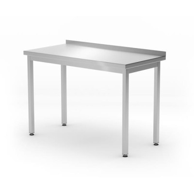 Nástěnný stůl – přišroubovaný, hloubka 600 mm, HENDI, Budget Line, 1200x600x(H)850mm