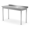 Stůl sezadní deskou – šroubovaný, hloubka 600 mm, HENDI, Profi Line, 1000x600x(H)850mm