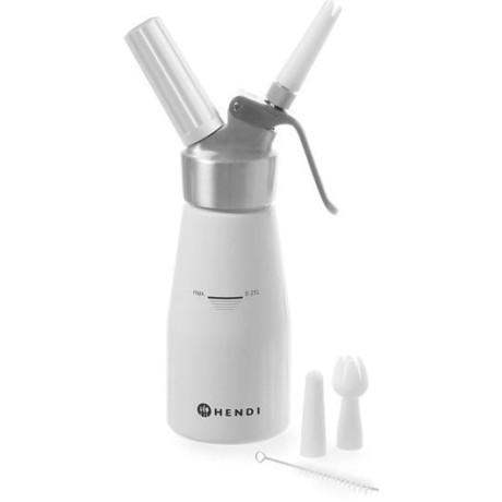 Šlehačková láhev, HENDI, Kitchen Line, 0,25L, ⌀80x(H)200mm