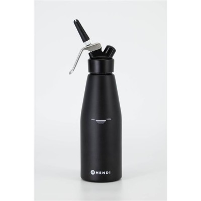 Šlehačková láhev, HENDI, Kitchen Line, 0,95L, Černá, ⌀95x(H)320mm