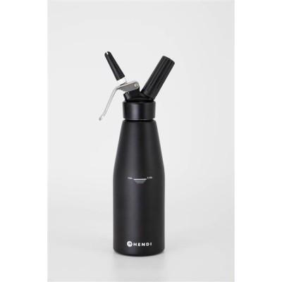 Šlehačková láhev, HENDI, Kitchen Line, 0,95L, Černá, ⌀95x(H)320mm