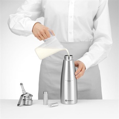 Šlehačková láhev, HENDI, Profi Line, 1L, ⌀98x(H)330mm