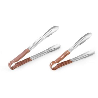 Servírovací kleště HACCP 250 mm, HENDI, Hnědá, (L)250mm