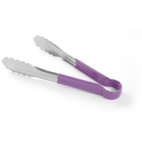Servírovací kleště HACCP 250 mm, HENDI, Fialová, (L)250mm