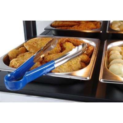 Servírovací kleště HACCP 250 mm, HENDI, Modrá, (L)250mm