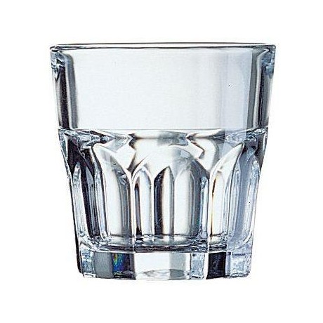 Nízká sklenička Granity, Arcoroc, 200 ml, 0,2L, Průhledná, 6 ks, ⌀80x(H)81mm