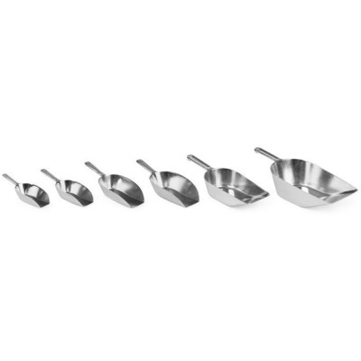 Hliníková naběračka, HENDI, 0,125L, 180x65x(H)33mm