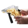 Lopatka na hranolky a nachos, HENDI, Černá, 230x220mm