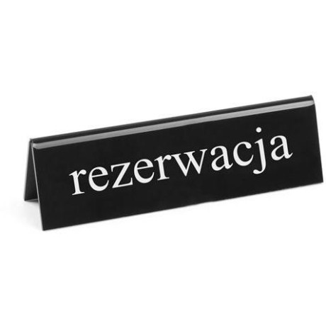 Cedulka "rezervováno", HENDI, rezerwacja, 130x30x(H)38mm