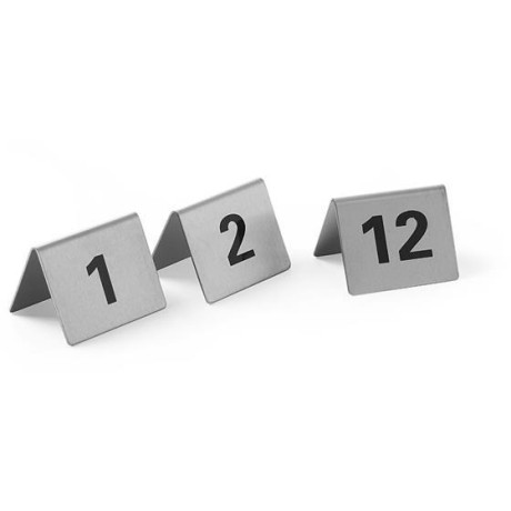 Čísla, HENDI, čísla 1-12, 50x35x(H)40mm