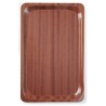 Servírovací podnos, obdélníkový, protiskluzový, laminovaný, AmerBox, GN 1/1, Mahagon, 325x530mm