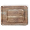 Tác servírovacís melaminovým laminátem se vzorem dřeva, AmerBox, Dřevo, 240x340mm