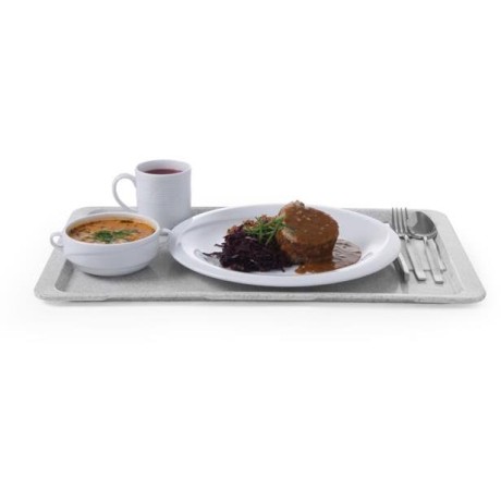 Polyesterový zásobník pro samoobslužné restaurace, AmerBox, GN 1/1, žula, 530x325mm