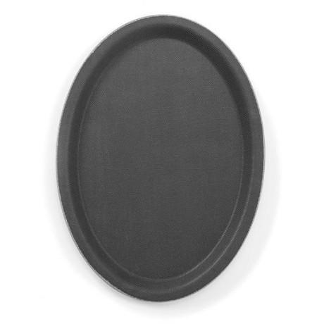 Tác servírovací polyesterová protiskluzový, oválný, HENDI, 160x230mm