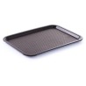 Velký polypropylenový tác pro rychlé občerstvení, AmerBox, Hnědá, 350x450x(H)20mm