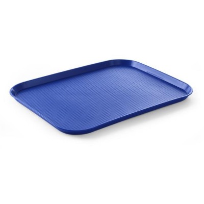 Velký polypropylenový tác pro rychlé občerstvení, HENDI, Modrá, 350x450x(H)20mm