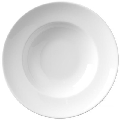 Speciální těstovinový talíř, HENDI, Bílá, ⌀265mm