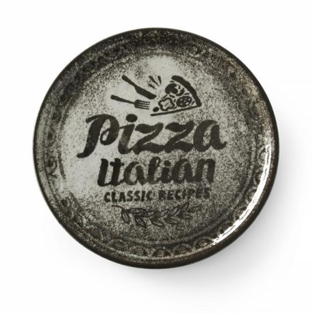 Kolekce pizza talířů Recipe Collection Black, HENDI, Černá, ⌀310mm