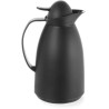 Termoska se skleněnou vložkou, HENDI, 1L, Černá, ⌀140x(H)268mm