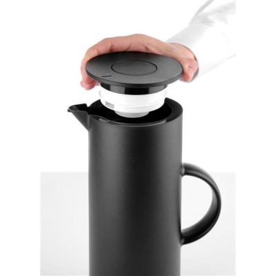 Termo konvice, HENDI, 1L, Černá, ⌀110x(H)289mm