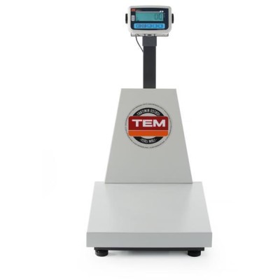 Plošinová váha LCD se sloupcem a legalizací, řada EKO+, 300 kg, TEM, 500x700x(H)940mm