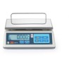 Maloobchodní váha LCD s legalizací, řada EGE, 15 kg, TEM, 325x320x(H)160mm
