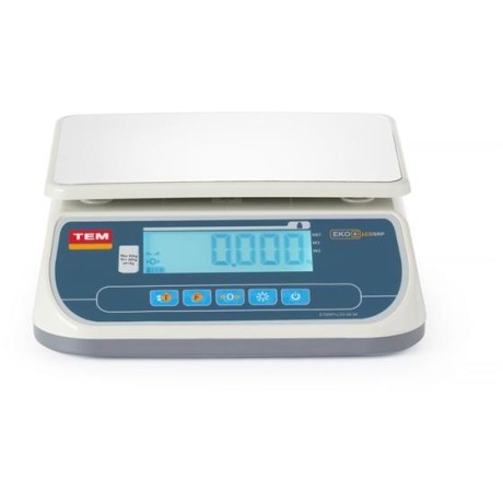 Maloobchodní váha LCD s legalizací, řada SRP+, 30 kg, TEM, 295x320x(H)120mm