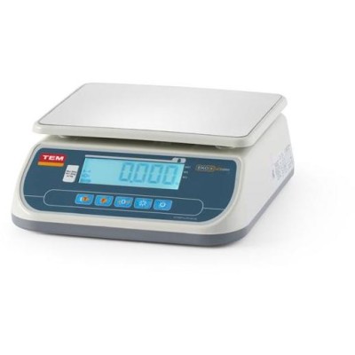 Maloobchodní váha LCD s legalizací, řada SRP+, 30 kg, TEM, 295x320x(H)120mm