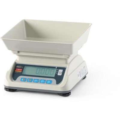 Obchodní váha s LCD displejem s portem RS232 a legalizací, řada ECO+, TEM, 255x264x(H)189mm