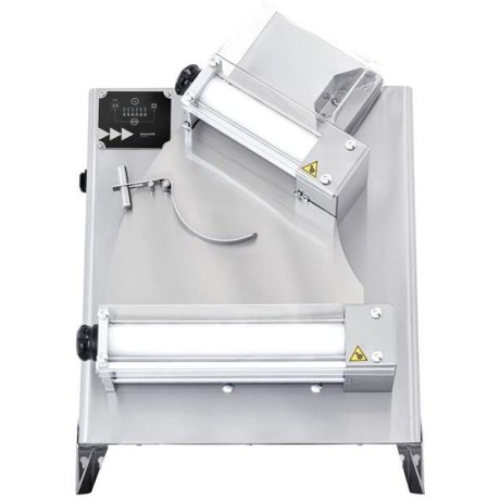 Elektrický váleč těsta „Touch and Go” 400 se 2 páry válečků, Prismafood, hmotnost porce těsta 0,21-0,70 kg, 230V/250W, 585x435x(