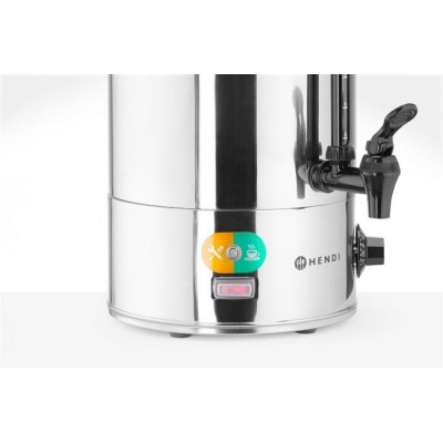 Ohřívač horkých nápojů jednostěnný, HENDI, 9L, Stříbrná, 230V/2200W, 370x332x(H)472mm