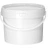 Kbelík, HENDI, Tisknutelná/etiketovací plocha: 810x155 mm., 11,3L, Bílá, ⌀300x(H)230mm