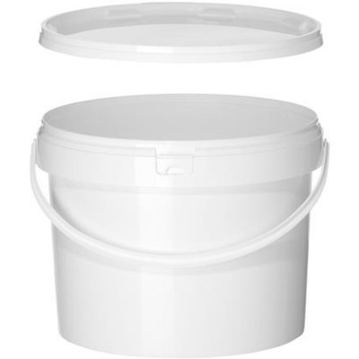 Kbelík, HENDI, 11,5L, Bílá, ⌀300x(H)230mm