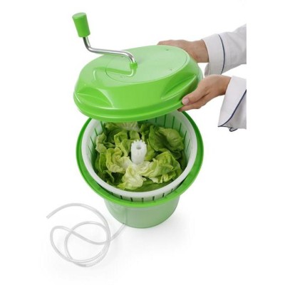 Odstředivka na salát, HENDI, 12L, Zelená, ⌀335x(H)430mm